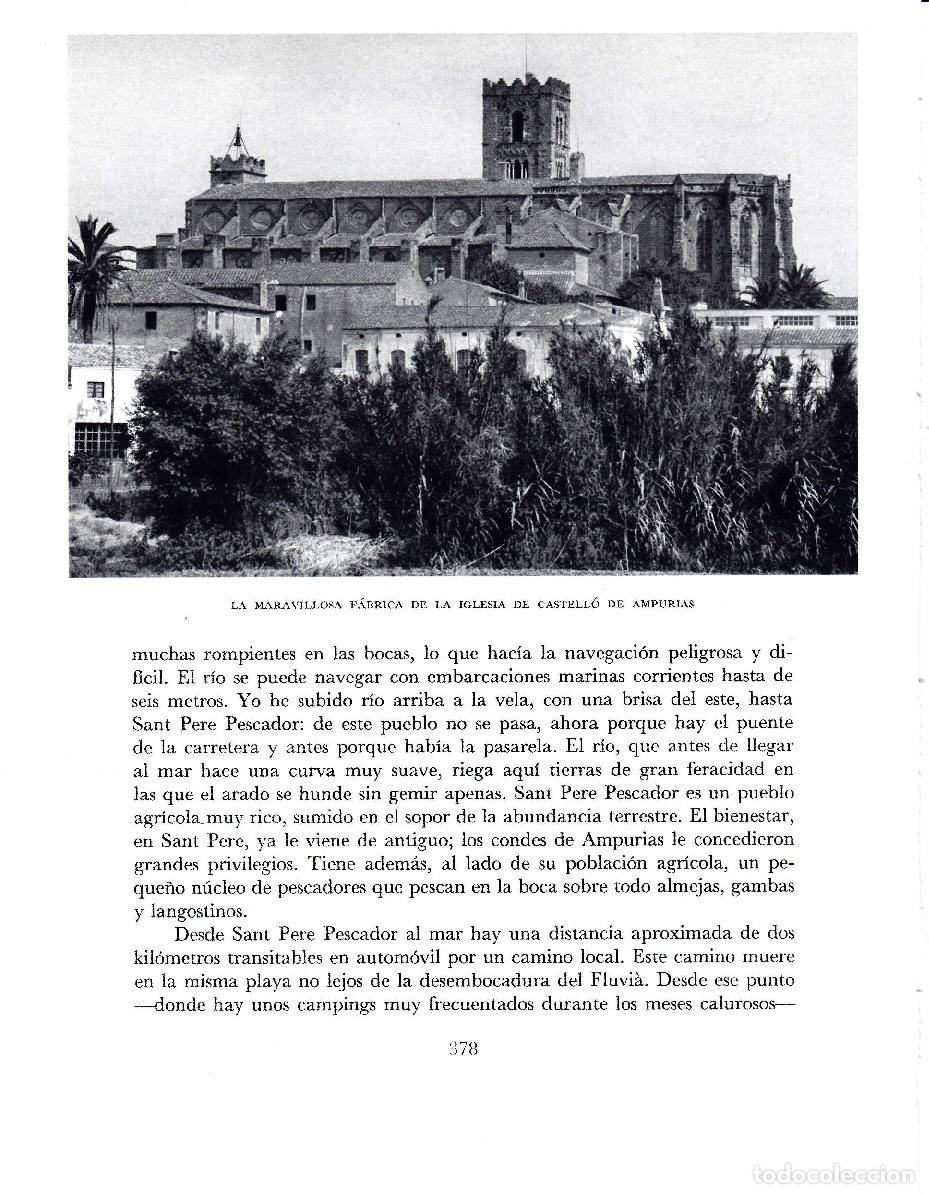 Otros art&iacute;culos de coleccionismo en papel: LAMINA 5797: Iglesia de Castello de Ampurias - Josep Pla