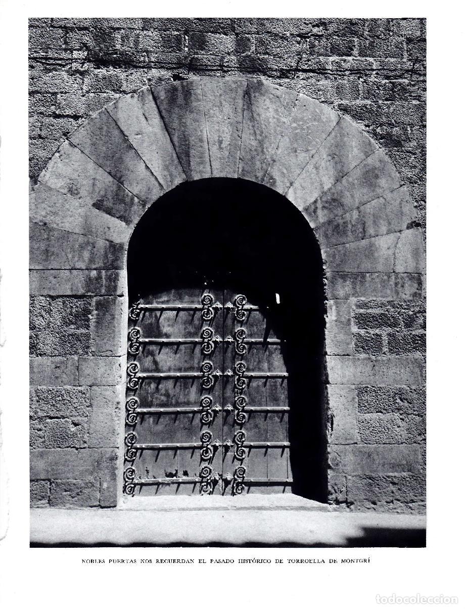 Otros art&iacute;culos de coleccionismo en papel: LAMINA 5776: Puertas nobles en Torroella de Montgri - Josep Pla