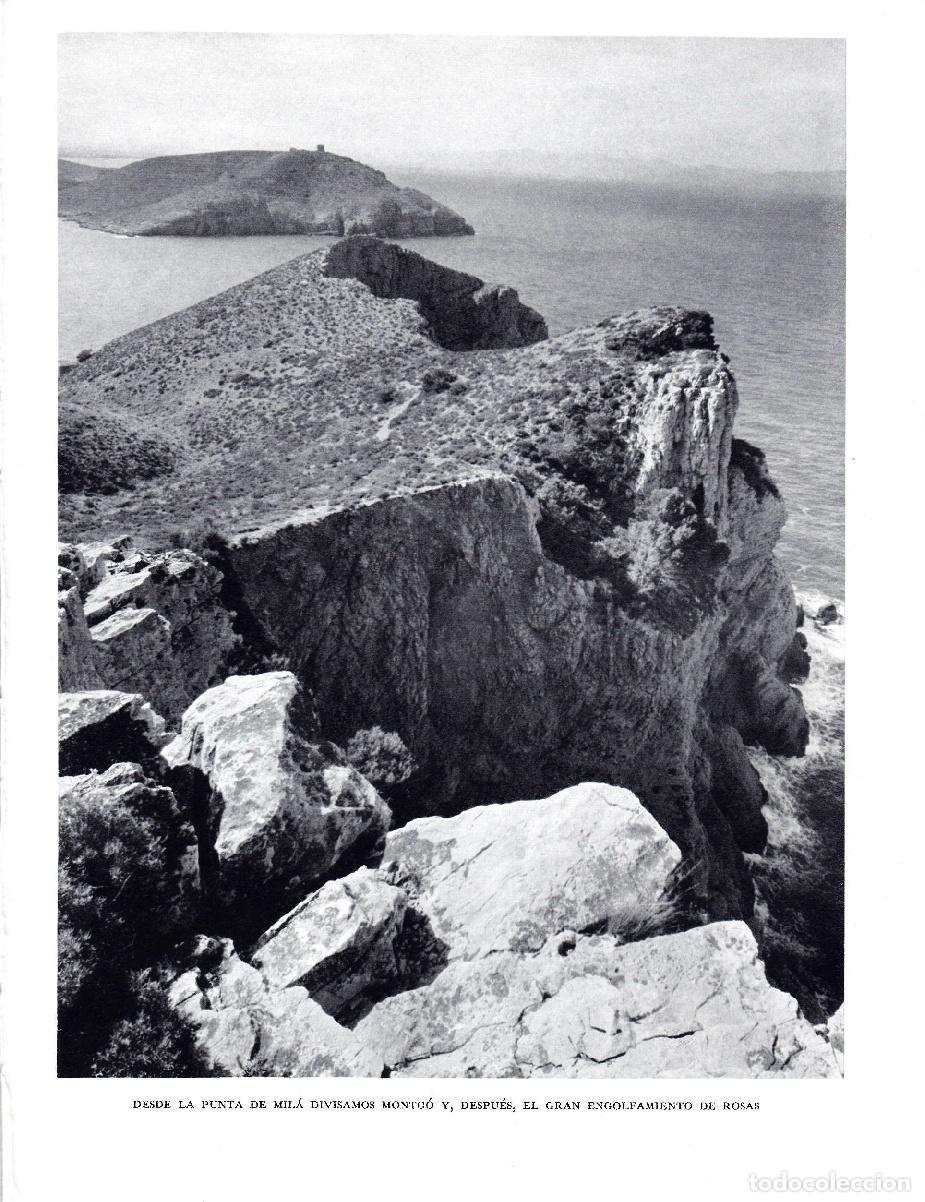 Otros art&iacute;culos de coleccionismo en papel: LAMINA 5781: Desde Punta de Mila el Montgo y Golfo de Rosas - Josep Pla