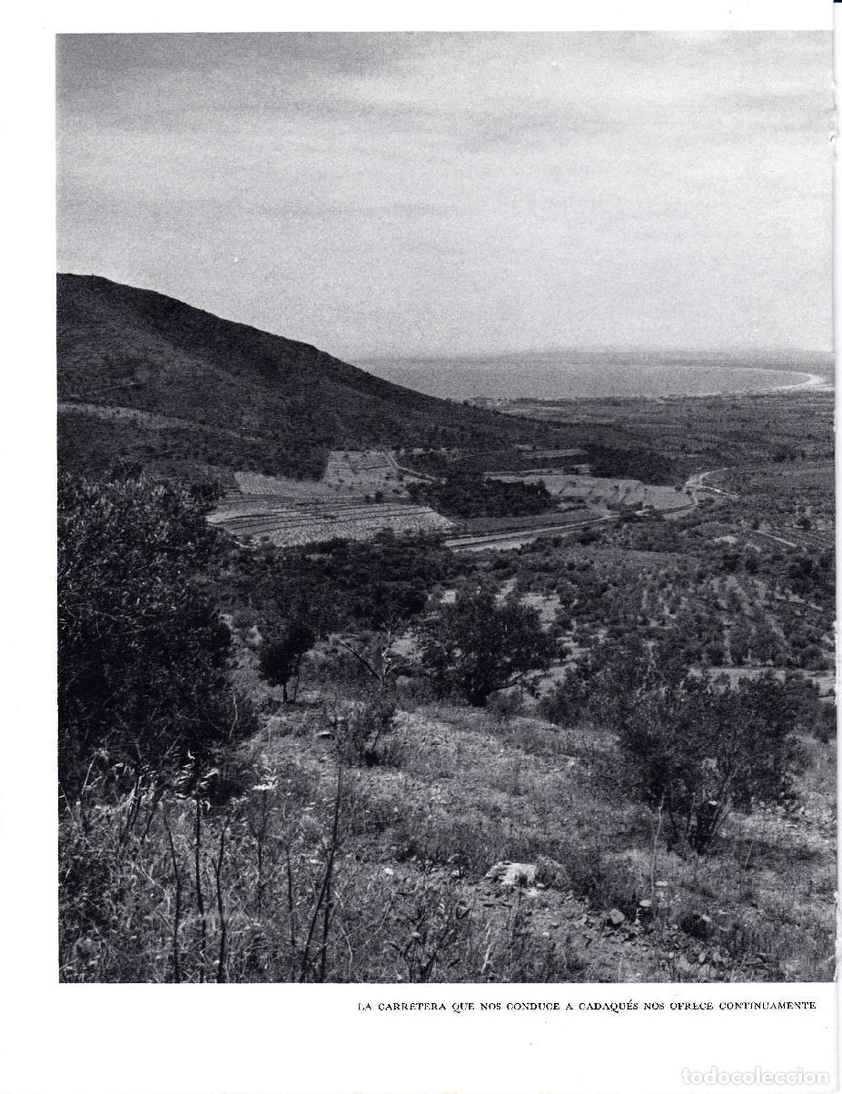 Otros art&iacute;culos de coleccionismo en papel: LAMINA 5818: Carretera de Cadaques vision del golfo de Rosas y Alto Ampurdan - Josep Pla