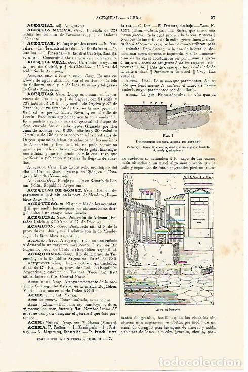 Otros art&iacute;culos de coleccionismo en papel: LAMINA ESPASA 8023: Acera de Pompeya - Varios