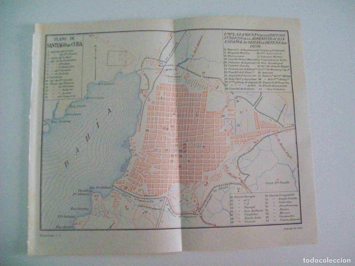 Otros art&iacute;culos de coleccionismo en papel: LAMINA ESPASA 12273: Plano de Santiago de Cuba - Varios