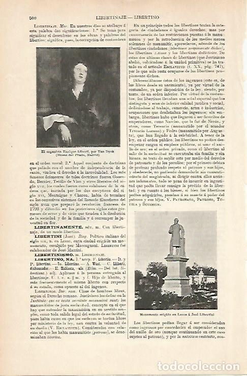 Paper Collecting Others: LAMINA ESPASA 25643: El organista Enrique Liberti por Van Dyck - Varios