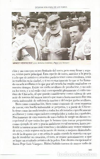 Otros art&iacute;culos de coleccionismo en papel: LAMINA COSSIO 50386: Ernest Hemingway con Antonio Ordo&ntilde;ez y Pepe Luis Vazquez - Varios