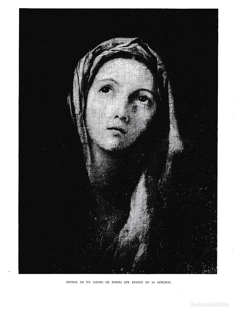 Otros art&iacute;culos de coleccionismo en papel: LAMINA 5910: Lienzo de Ribera que existia en la catedral - Joan Fuster