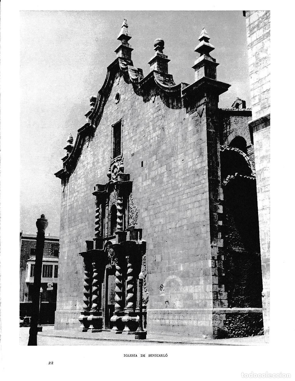 Altri oggetti di carta: LAMINA 5979: Iglesia de Benicarlo - Joan Fuster