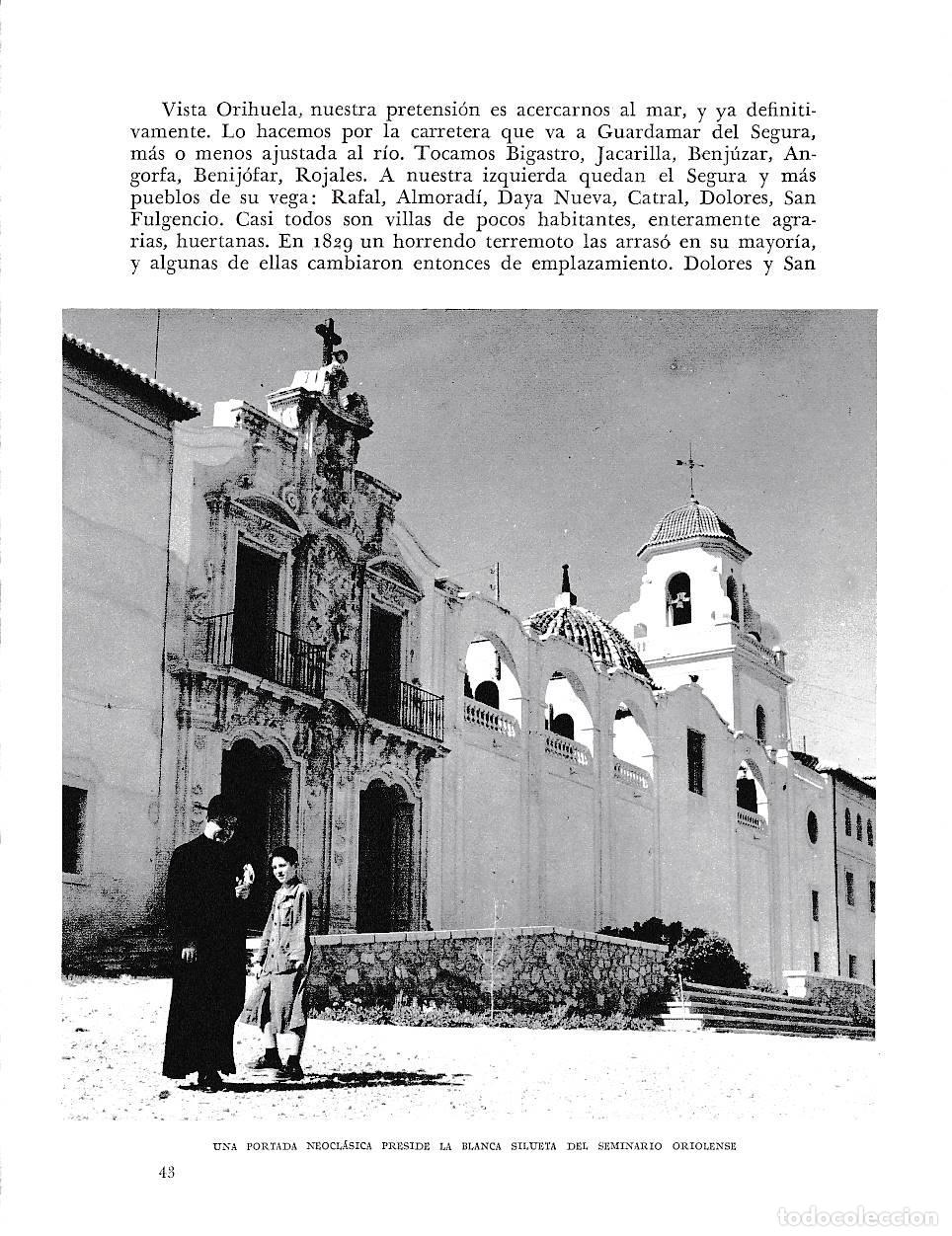 Otros art&iacute;culos de coleccionismo en papel: LAMINA 6075: Portada Neoclasica del Seminario Oriolense - Joan Fuster
