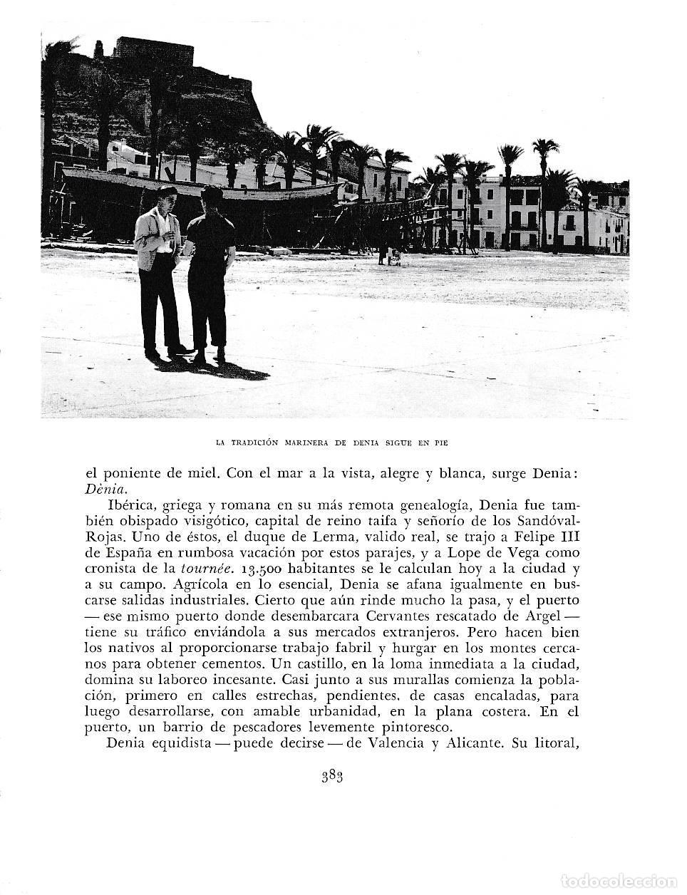 Otros art&iacute;culos de coleccionismo en papel: LAMINA 6029: Tradicion marinera de Denia - Joan Fuster
