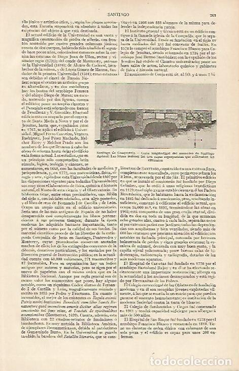 Otros art&iacute;culos de coleccionismo en papel: LAMINA ESPASA 19450: Mausoleo de Santiago Apostol - Varios