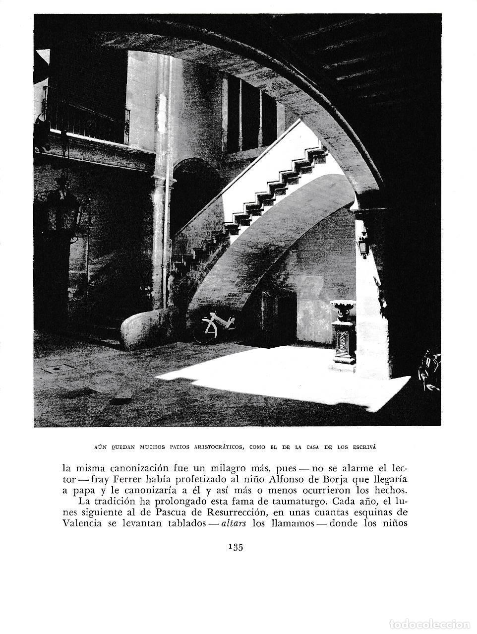 Otros art&iacute;culos de coleccionismo en papel: LAMINA 5915: Patio aristocratics casa de los Escriva - Joan Fuster