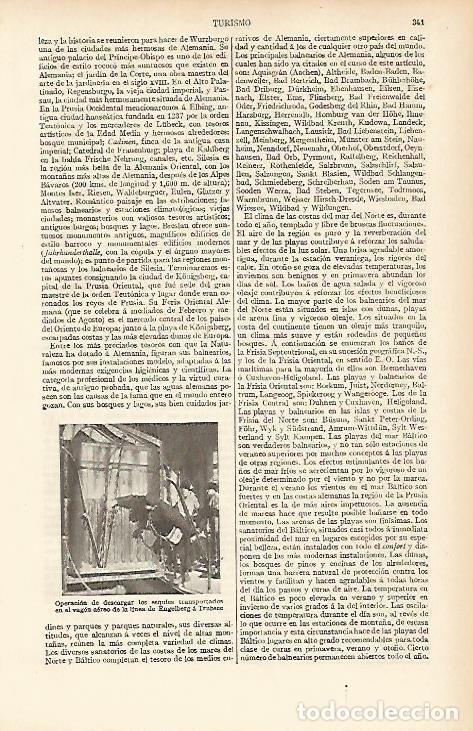 Otros art&iacute;culos de coleccionismo en papel: LAMINA ESPASA 12024: Descarga de esquies del vagon de la linea Engelberg a Trubsee - Varios