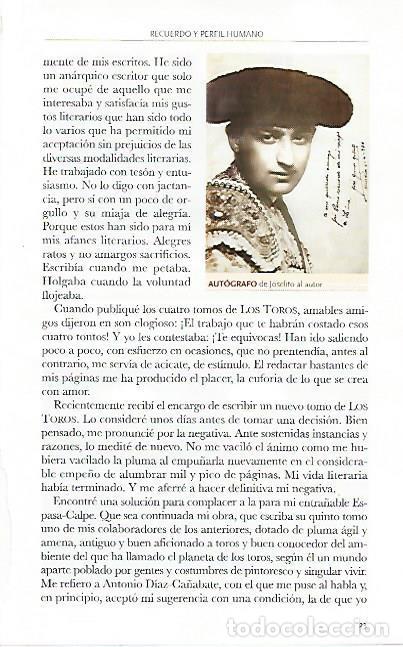 Otros art&iacute;culos de coleccionismo en papel: LAMINA COSSIO 50671: Autografo de Joselito a Cossio - Varios