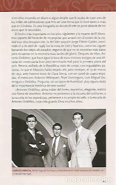 Otros art&iacute;culos de coleccionismo en papel: LAMINA COSSIO 50948: Carlos Arruza Rafael Vega de los Reyes y Manolete en Medellin - Varios