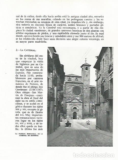 Otros art&iacute;culos de coleccionismo en papel: LAMINA 8850: Catedral de Siguenza Guadalajara - G. Gomez de la Serna