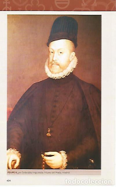 Otros art&iacute;culos de coleccionismo en papel: LAMINA COSSIO 50981: Felipe II por Anguissola - Varios
