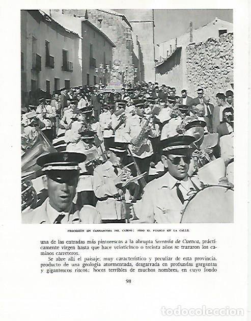 Otros art&iacute;culos de coleccionismo en papel: LAMINA 8842: Procesion en Carrascosa del Campo Cuenca - G. Gomez de la Serna