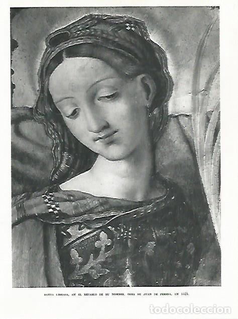Otros art&iacute;culos de coleccionismo en papel: LAMINA 8853: Santa Librada en la Catedral de Siguenza Guadalajara - G. Gomez de la Serna