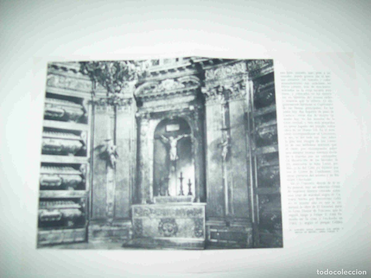 Otros art&iacute;culos de coleccionismo en papel: LAMINA 8940: Panteon de los Reyes en El Escorial - G. Gomez de la Serna