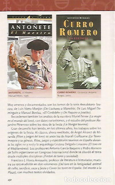 Otros art&iacute;culos de coleccionismo en papel: LAMINA COSSIO 51063: Portada de las biografias de Anto&ntilde;ete y Curro Romero - Varios