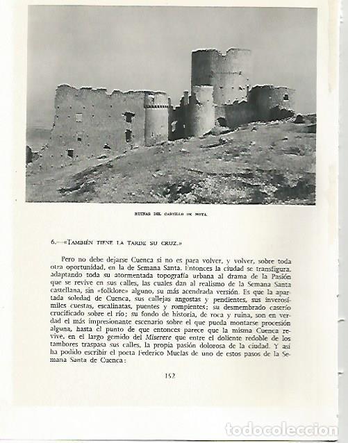 Otros art&iacute;culos de coleccionismo en papel: LAMINA 8909: Castillo de Moya Cuenca - G. Gomez de la Serna