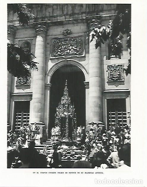 Otros art&iacute;culos de coleccionismo en papel: LAMINA 9013: Corpus Christi en Toledo - G. Gomez de la Serna