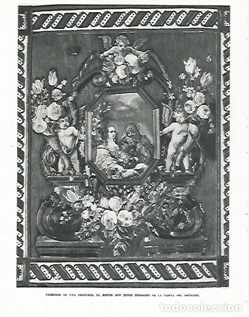 Otros art&iacute;culos de coleccionismo en papel: LAMINA 8954: Bordados de la Casita del Principe de El Escorial - G. Gomez de la Serna