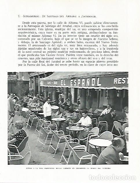 Otros art&iacute;culos de coleccionismo en papel: LAMINA 9018: Terrazas en la plaza Zocodover de Toledo - G. Gomez de la Serna