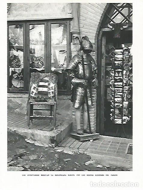 Otros art&iacute;culos de coleccionismo en papel: LAMINA 9039: Anticuarios de Toledo - G. Gomez de la Serna