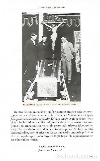 Otros art&iacute;culos de coleccionismo en papel: LAMINA COSSIO 51025: El cadaver de Joselito - Varios
