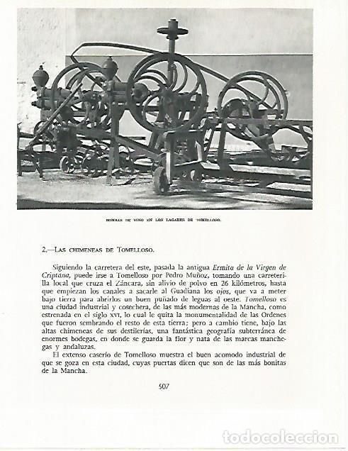 Otros art&iacute;culos de coleccionismo en papel: LAMINA 9071: Bombas de vino en Tomelloso Toledo - G. Gomez de la Serna
