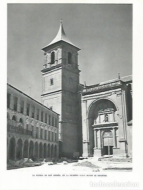 Otros art&iacute;culos de coleccionismo en papel: LAMINA 9081: Iglesia de San Andres en Infantes Toledo - G. Gomez de la Serna