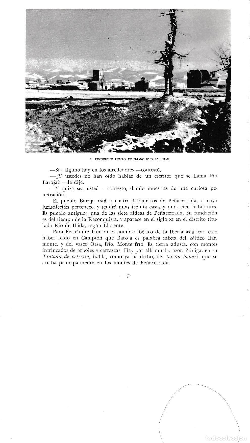 Otros art&iacute;culos de coleccionismo en papel: LAMINA 6109: Beta&ntilde;o bajo la nieve - Pio Baroja