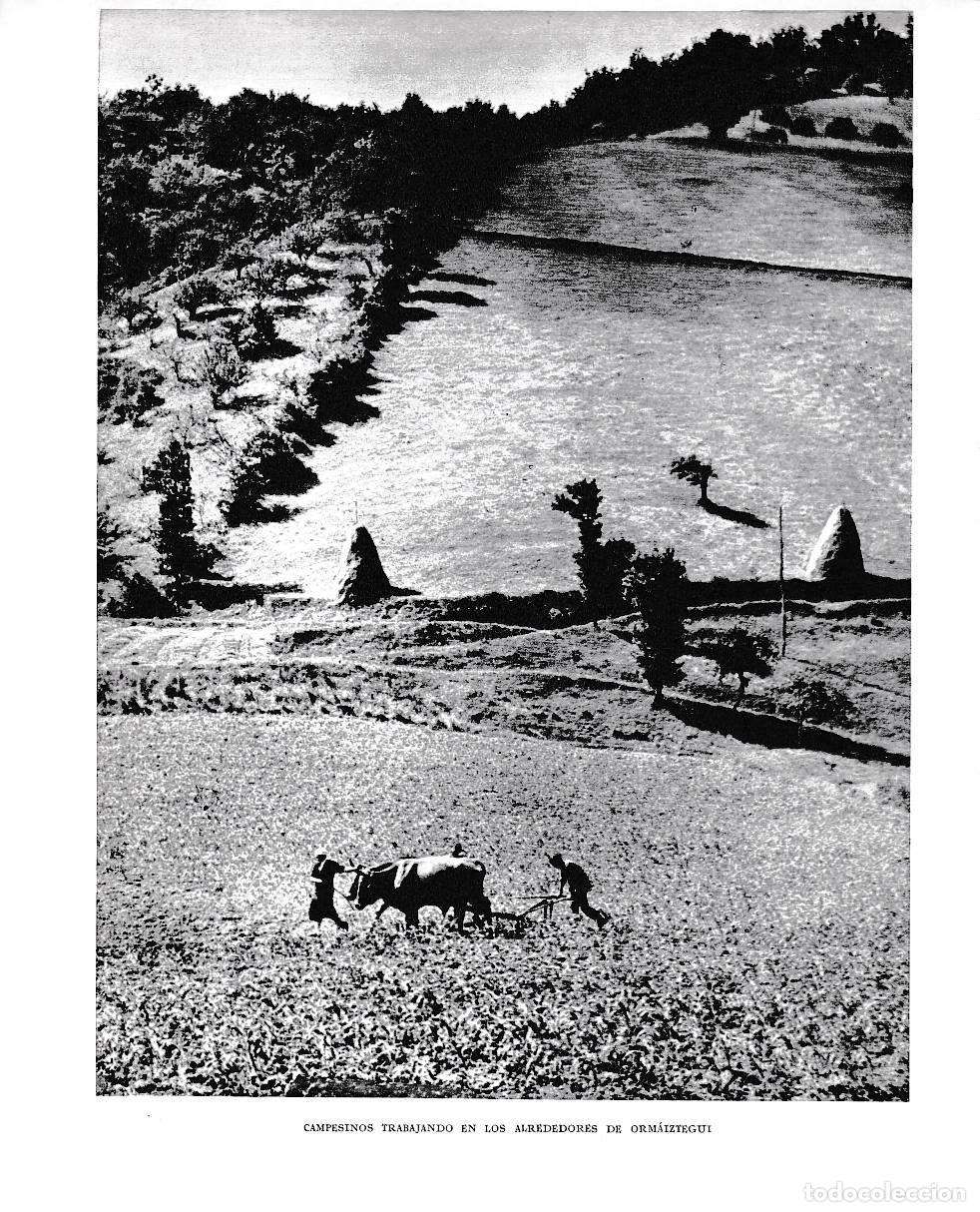 Otros art&iacute;culos de coleccionismo en papel: LAMINA 6131: Campesinos en Ormaiztegui - Pio Baroja