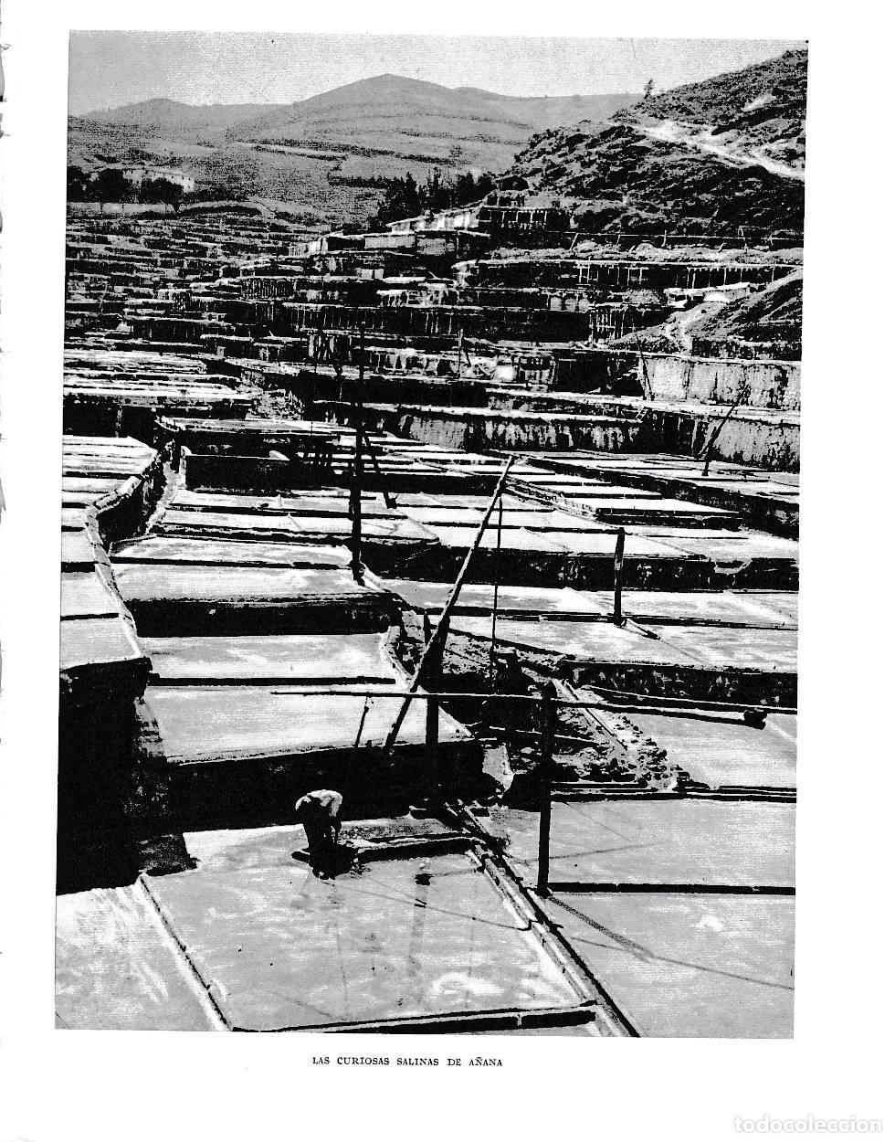 Otros art&iacute;culos de coleccionismo en papel: LAMINA 6095: Salinas de Ara&ntilde;as - Pio Baroja