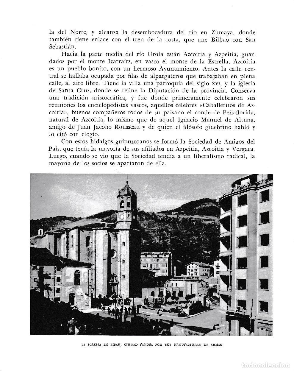 Otros art&iacute;culos de coleccionismo en papel: LAMINA 6154: Iglesia de Eibar - Pio Baroja