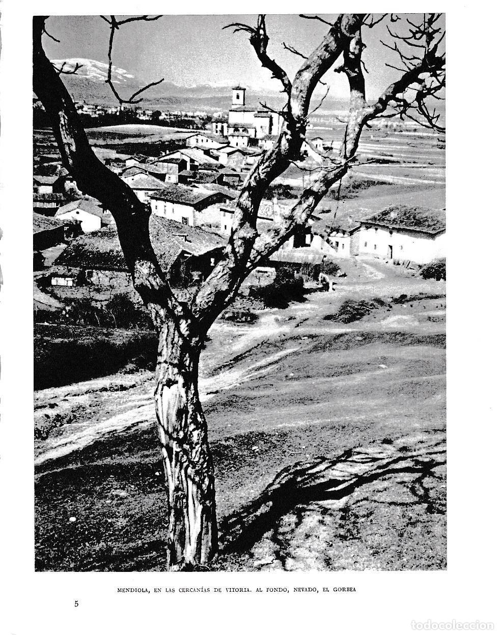 Otros art&iacute;culos de coleccionismo en papel: LAMINA 6097: Mendiola y El Gorbea - Pio Baroja
