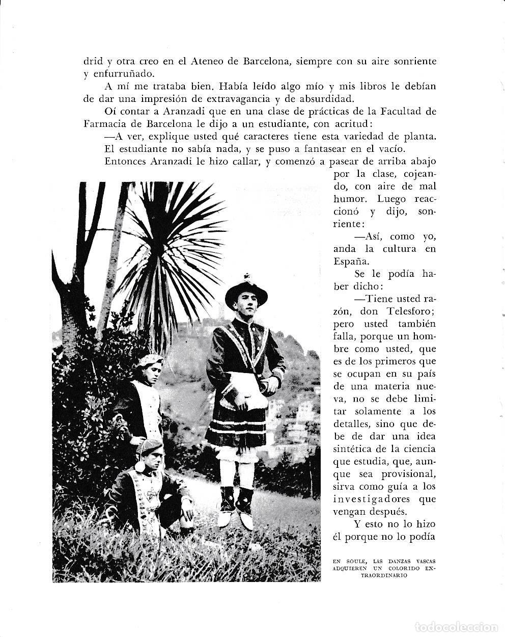 Otros art&iacute;culos de coleccionismo en papel: LAMINA 6302: Danzas Vascas en Soule - Pio Baroja