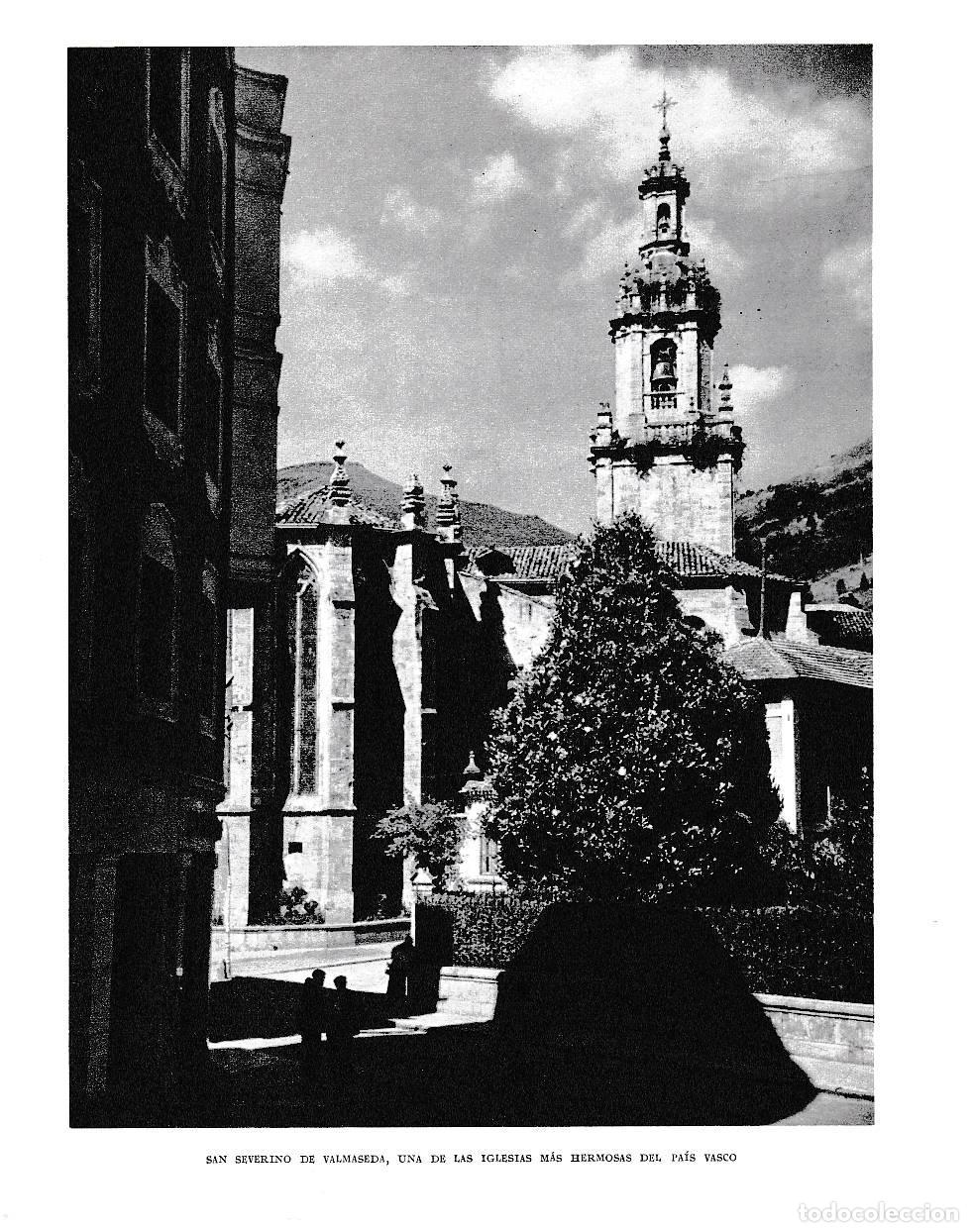 Otros art&iacute;culos de coleccionismo en papel: LAMINA 6188: San Severino de Valmaseda - Pio Baroja