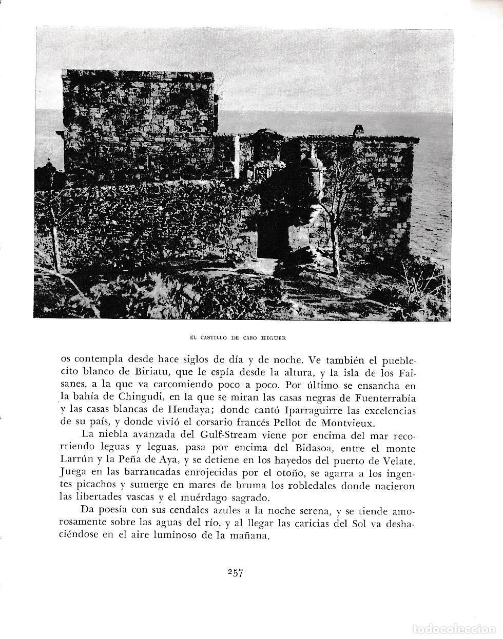 Otros art&iacute;culos de coleccionismo en papel: LAMINA 6198: Castillo de Cabo Higuer - Pio Baroja