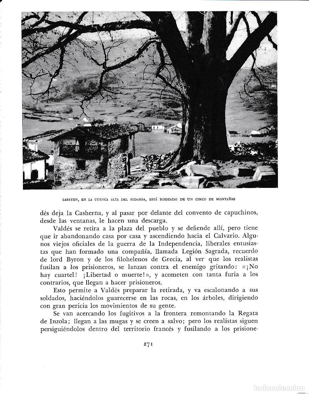 Otros art&iacute;culos de coleccionismo en papel: LAMINA 6203: Labayen cuenca alta Bidasoa - Pio Baroja