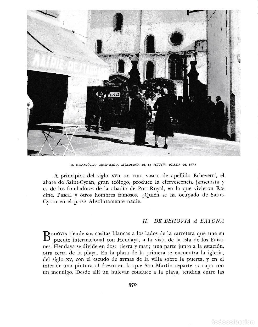 Altri oggetti di carta: LAMINA 6248: Cementerio alrrededor iglesia de Sara - Pio Baroja