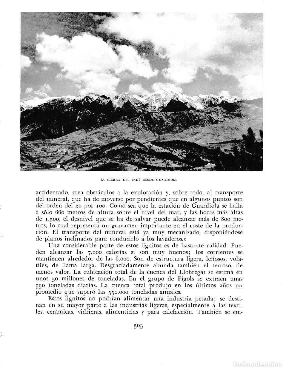 Otros art&iacute;culos de coleccionismo en papel: LAMINA 6445: La Sierra del Cadi desde Guardiola - Jose Pla