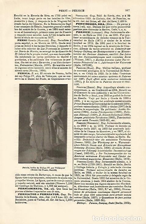 Otros art&iacute;culos de coleccionismo en papel: LAMINA ESPASA 15770:Pernia bufon de Felipe IV por Velazquez - Varios