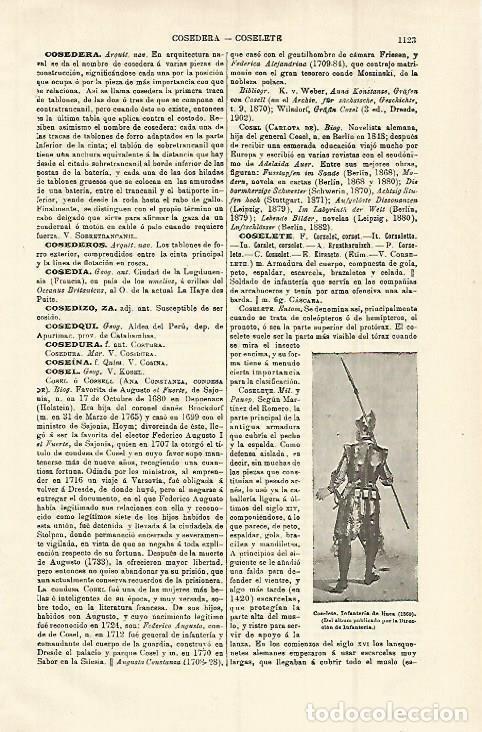 Otros art&iacute;culos de coleccionismo en papel: LAMINA ESPASA 15092: Coselete de 1560 de la Infanteria de linea - Varios