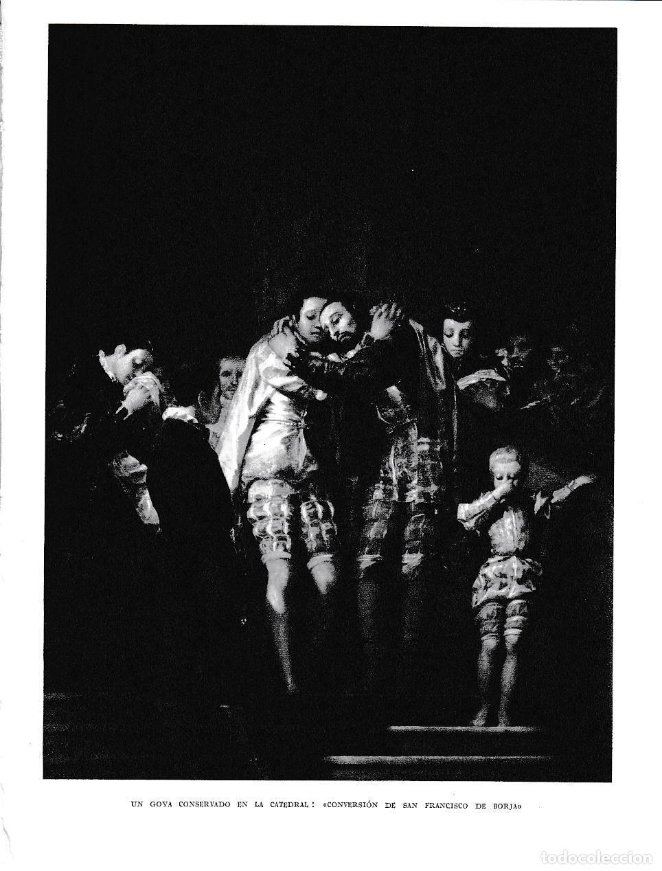 Otros art&iacute;culos de coleccionismo en papel: LAMINA 5911: Conversion de San Francisco de Borja de Goya - Joan Fuster