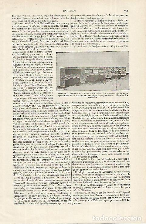 Otros art&iacute;culos de coleccionismo en papel: LAMINA ESPASA 12271: Mausoleo de Santiago Apostol - Varios