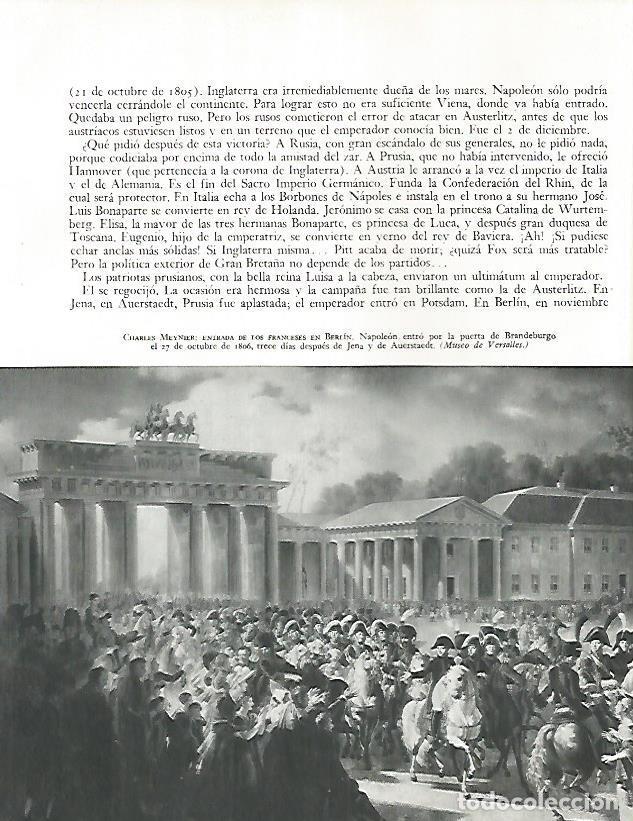 Sammelleidenschaft Andere Papierartikel: LAMINA 9843: Entrada de los franceses en Berlin por Ch. Meynier - Andre Maurois