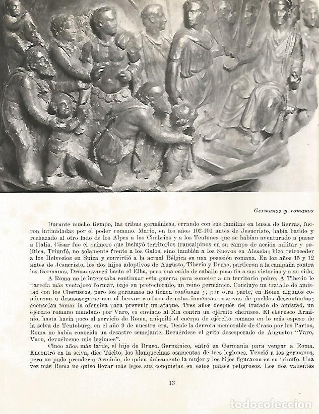 Outros artigos de papel: LAMINA 9890: Germanos presentando su sumisin a Augusto - Andre Maurois
