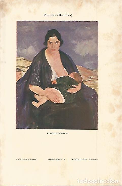 Otros art&iacute;culos de coleccionismo en papel: LAMINA ESPASA 11344: La madona del camino por M. Fromkes - Varios