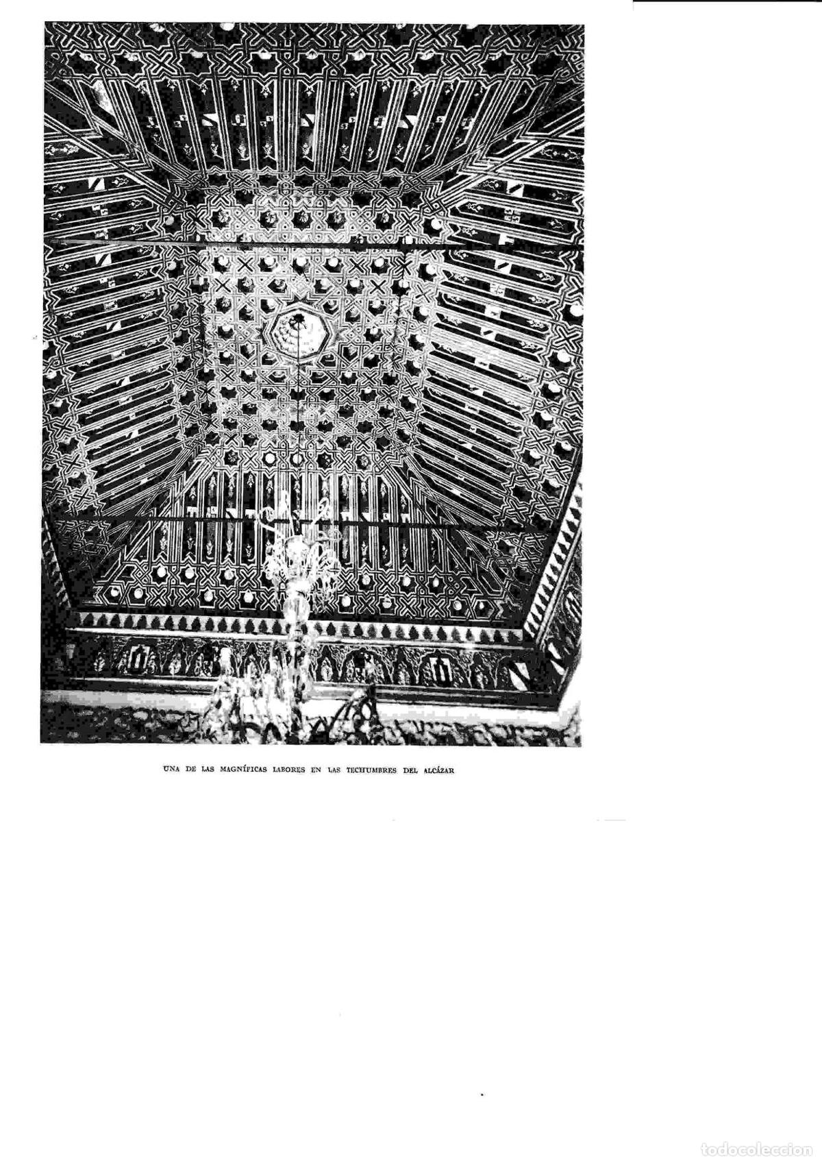 Otros art&iacute;culos de coleccionismo en papel: LAMINA 6352: Techumbres del Alcazar - Jose M&ordf; Peman